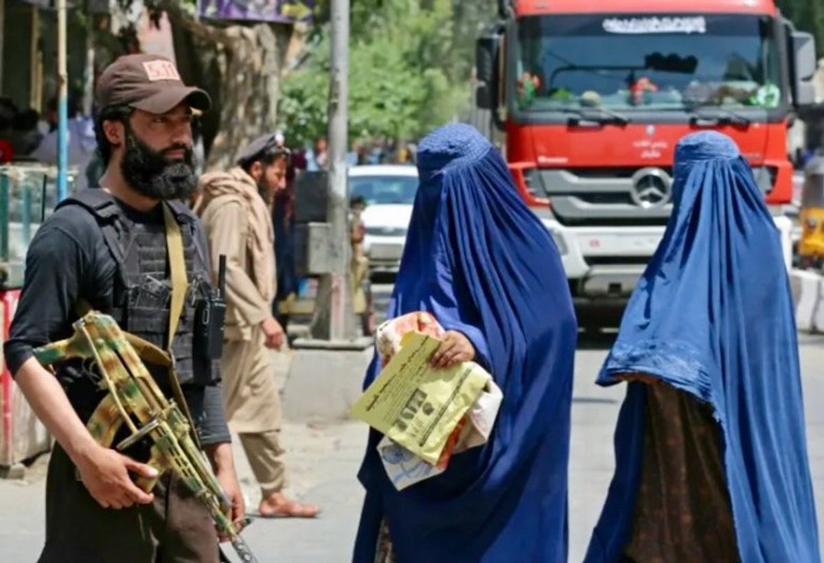 Afghan supreme leader says women 'saved from oppression' by Taliban