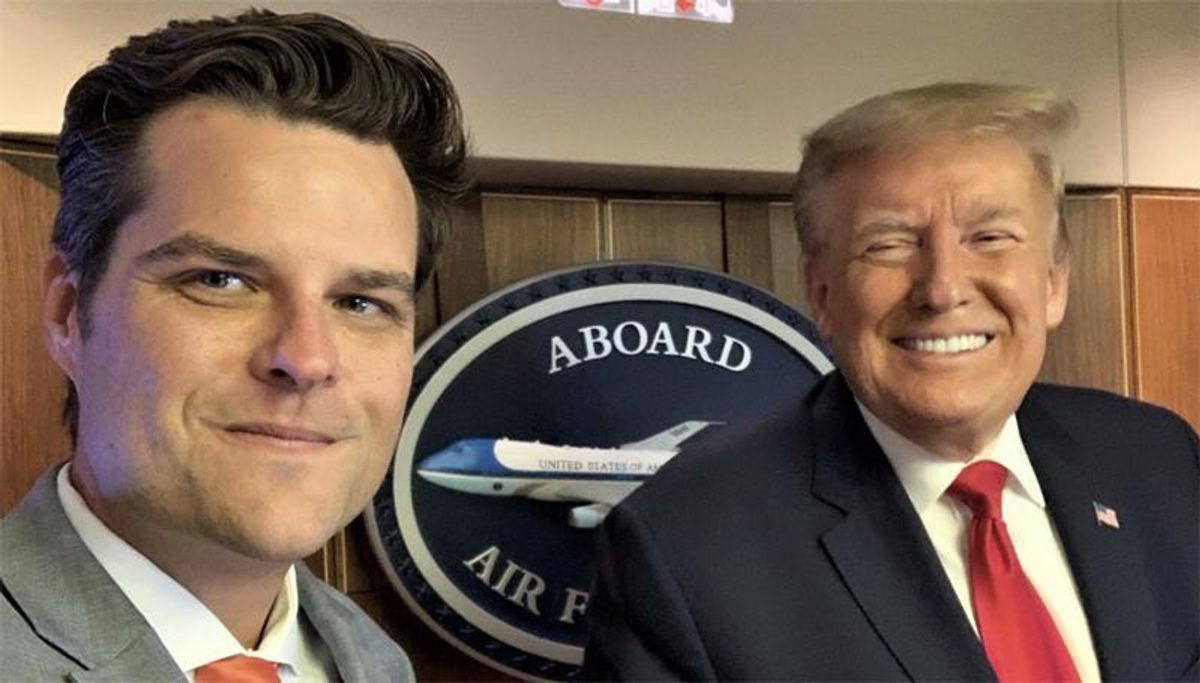 Matt Gaetz can't claim the DOJ is trying to extort him when Bill Barr started the probe: NYT reporter