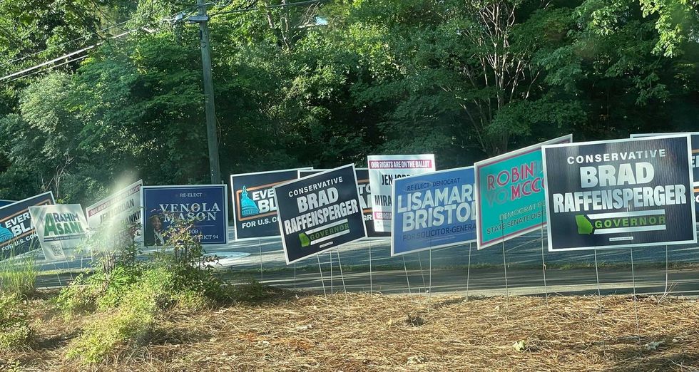 Campaign signs