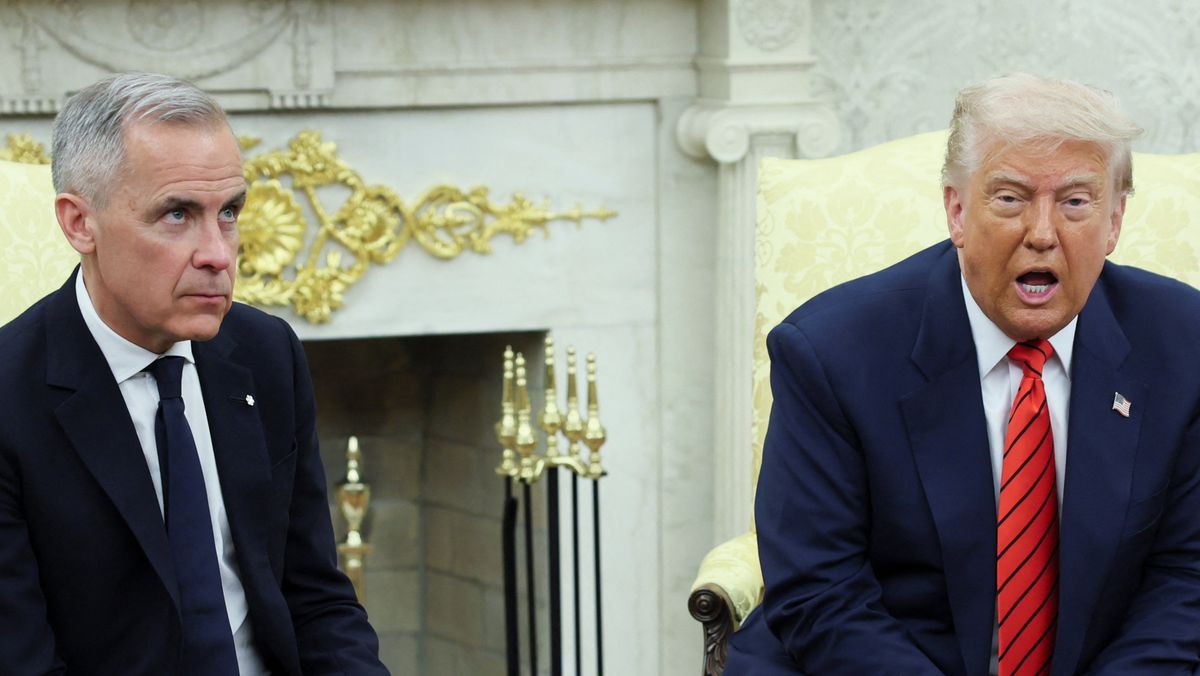 'Humiliated again!' Critics take aim at 'embarrassing' Trump-Carney meeting