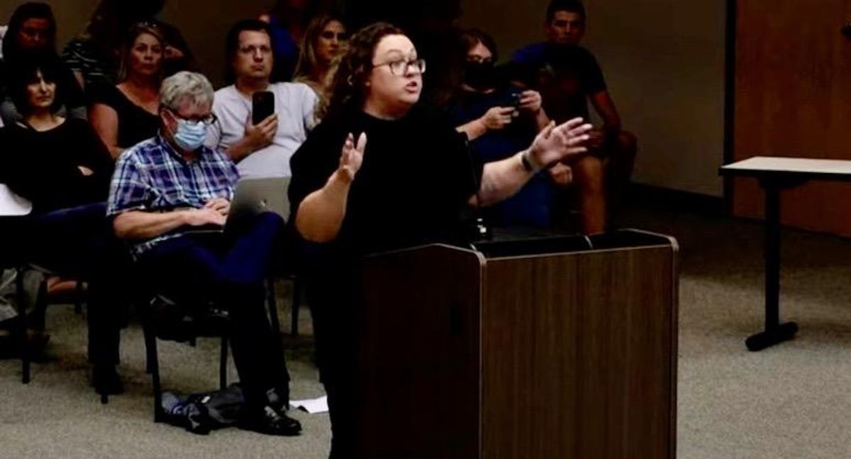 Arizona anti-masker tells school board ‘the science is ridiculous’ and declares ‘this is America’ as parents applaud