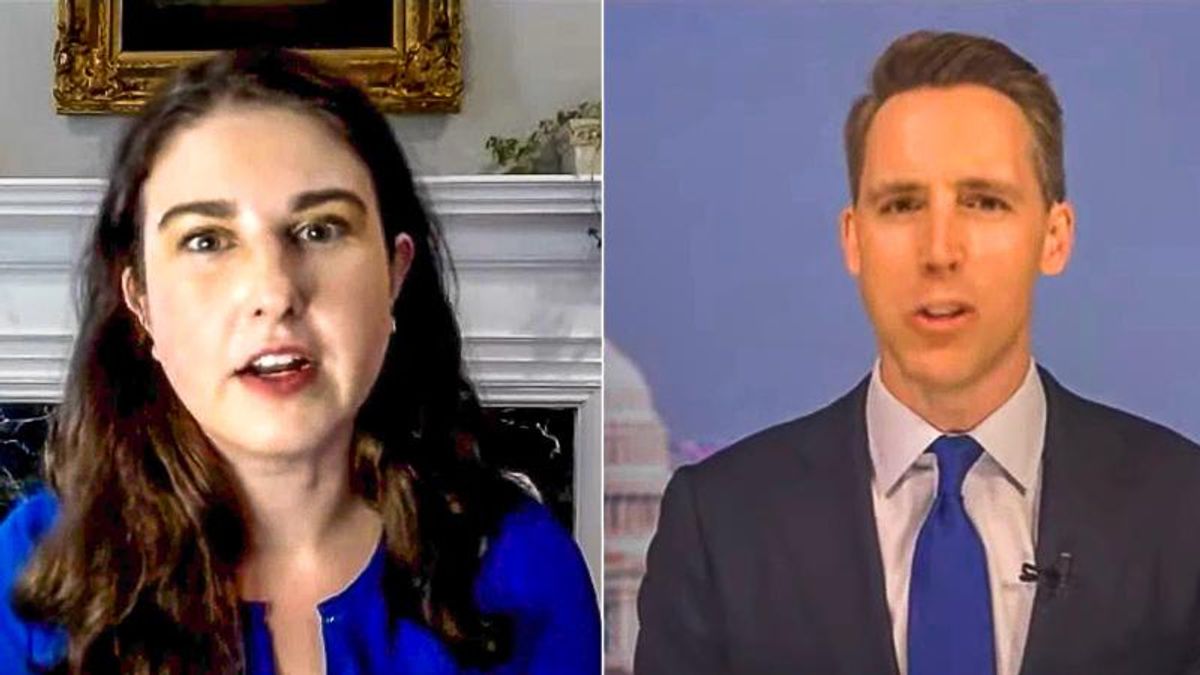 'We're hosting you': Interviewer zings Josh Hawley after he accuses her of trying to 'cancel' him
