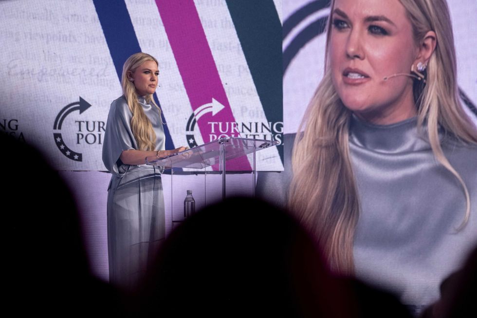 Erika Kirk 'disappoints' wannabe tradwives as she flees event after just minutes: report