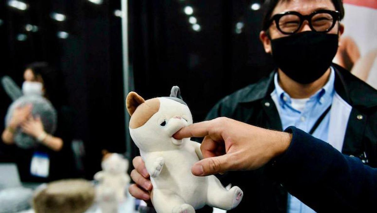 Nibbling cats and Covid masks: First look at CES tech show