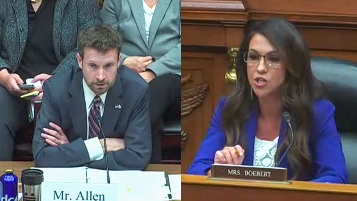 Lauren Boebert shot down by witness as she obsesses over 'public urination' in Washington, D.C.
