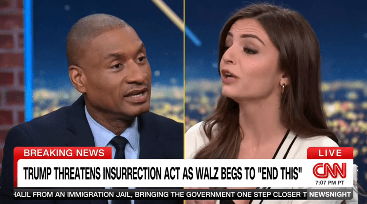 'Is that what I said?!' CNN panel melts down over DHS art on social media