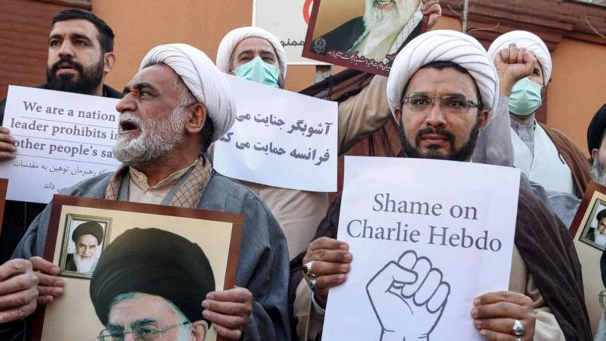 Charlie Hebdo doubles down on Iran leader cartoons