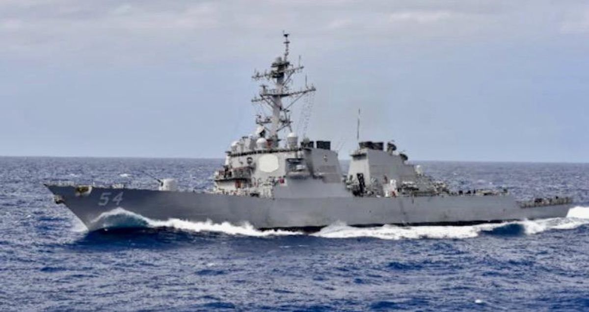 China says US 'creating risks' with South China Sea warship sail-bys