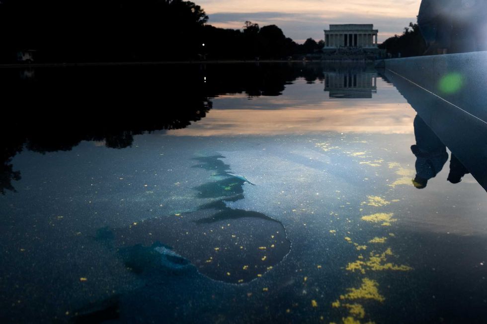 Analysts react to Trump's inspection of the Lincoln Memorial Reflecting Pool
