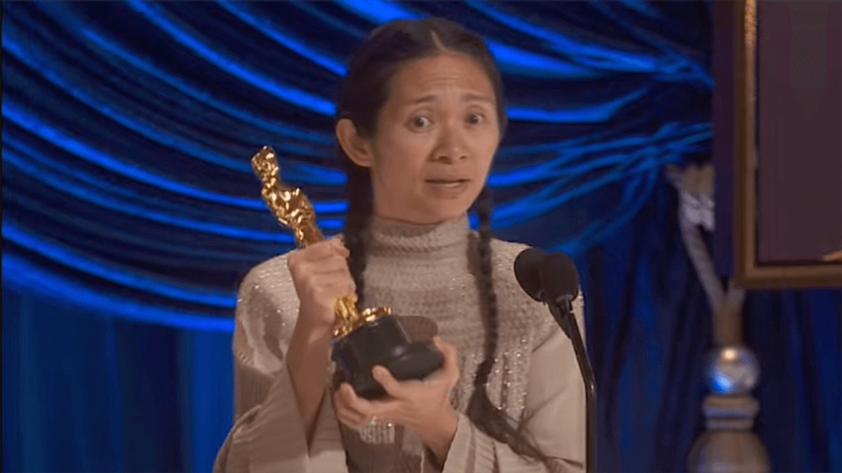Chloe Zhao wins Oscar for best director -- only the second woman in history