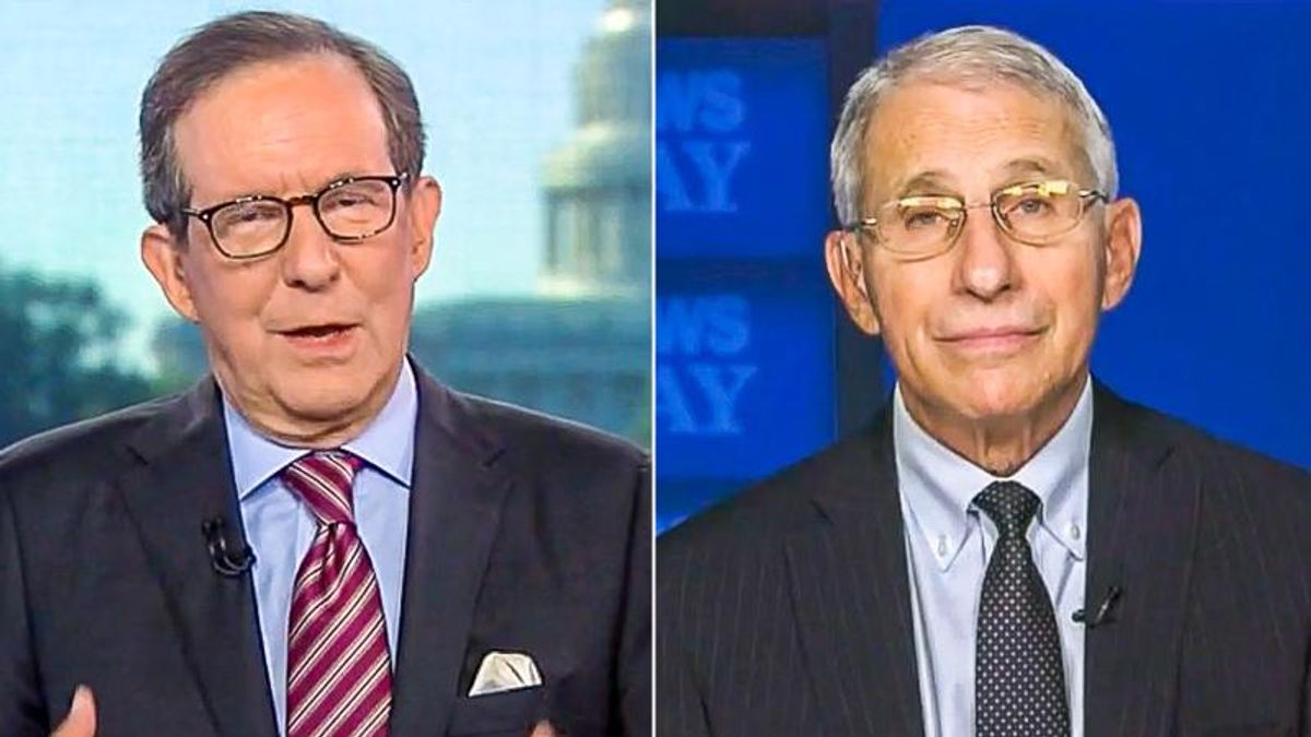 Chris Wallace asks Dr. Fauci why he's 'so controversial' after being demonized by Fox News