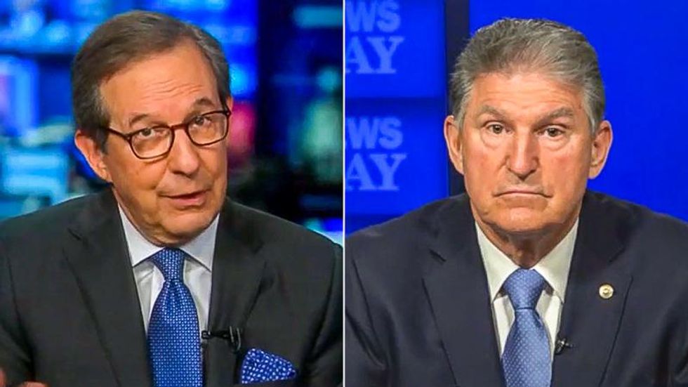 'You're doing it exactly the wrong way': Chris Wallace shreds Joe Manchin for enabling GOP 'obstruction'