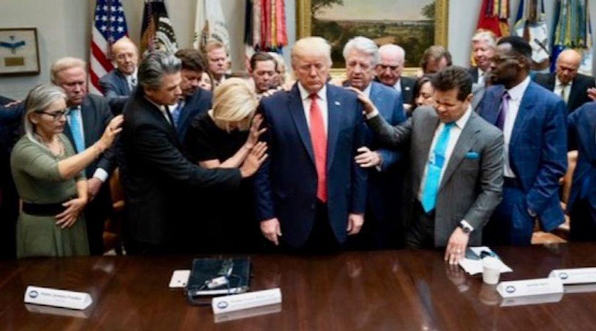 The United States is at the mercy of those who think they're God's elect