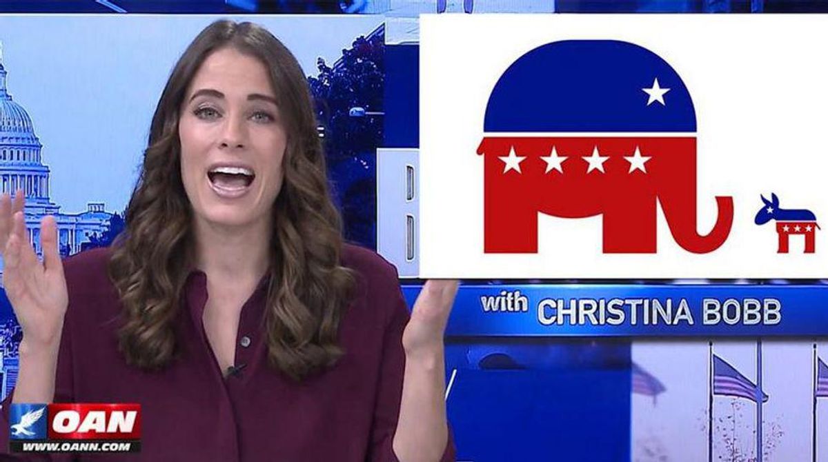 OAN allows Trump-loving host to solicit donations on air for nonprofit paying for Arizona 'audit' she's also covering