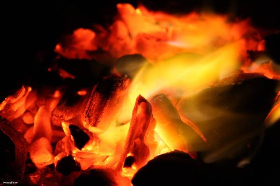 Christmas - hearth fire