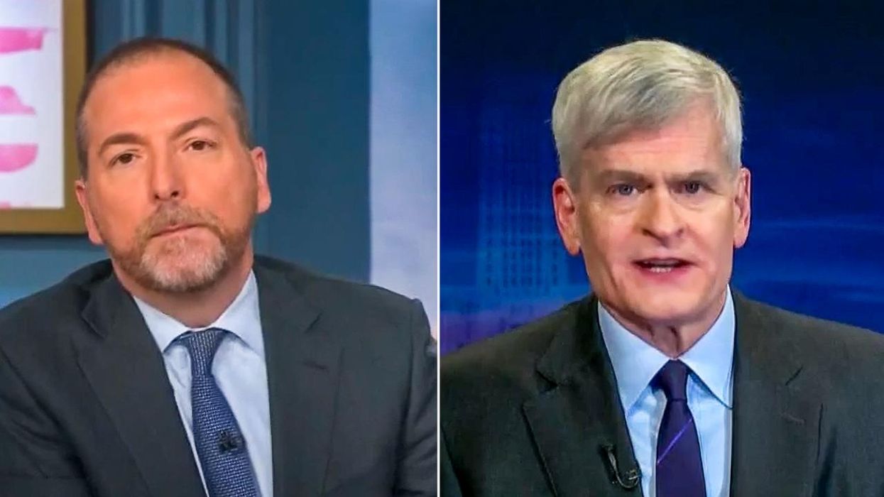 'We are not a cult!' GOP senator begs Chuck Todd not to call Donald Trump the Republican 'leader'
