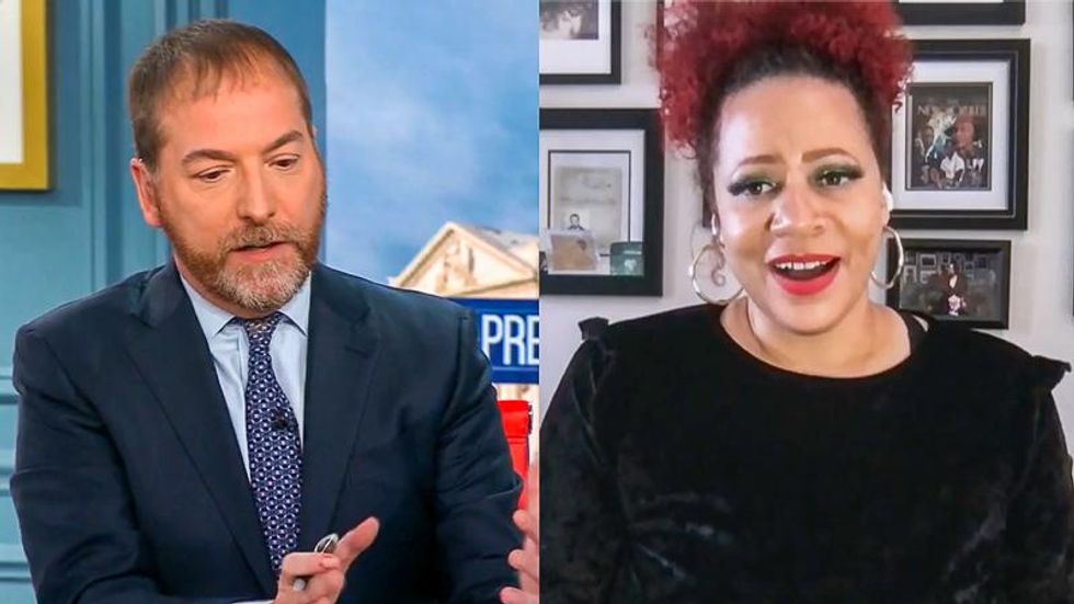 'Think just a little bit': Reporter busts Chuck Todd for assuming most parents are white