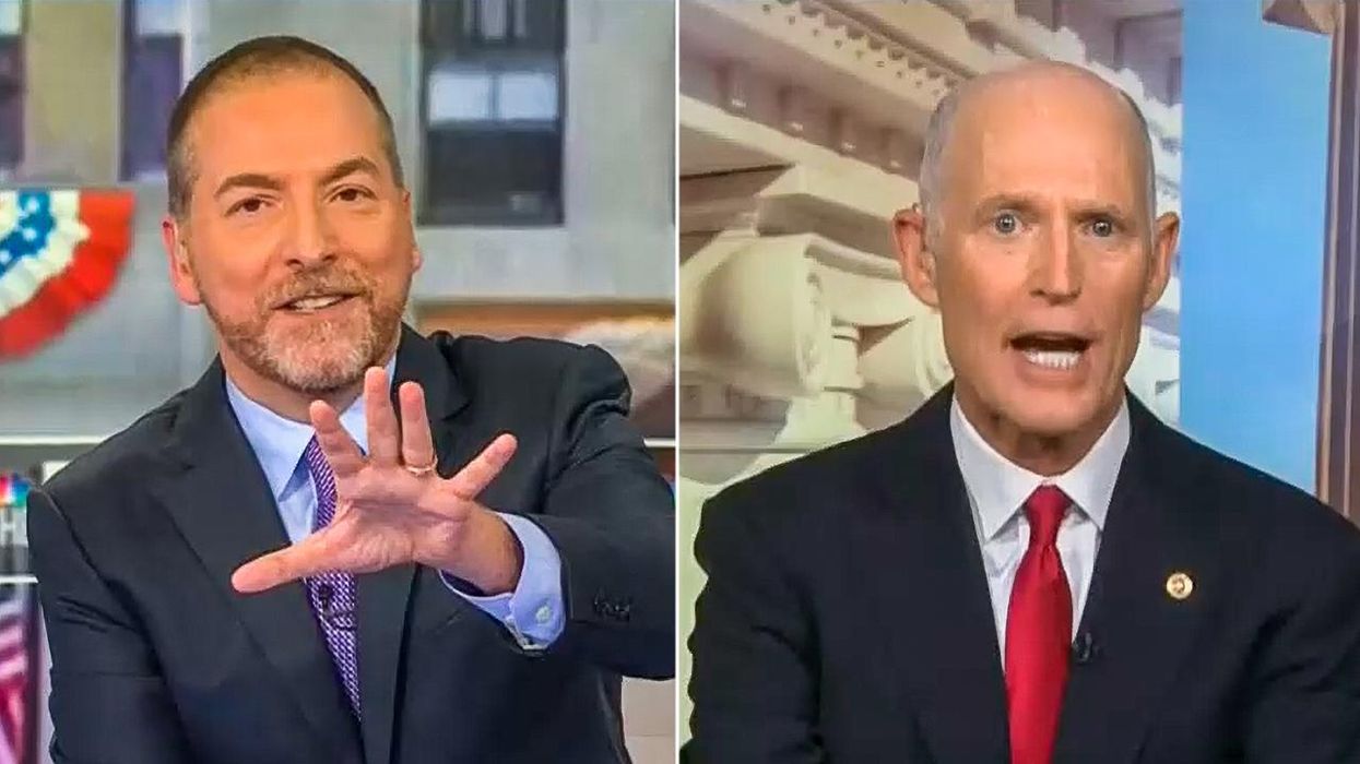 'Why put seniors through that?' Chuck Todd corners Rick Scott for plot to cut Social Security