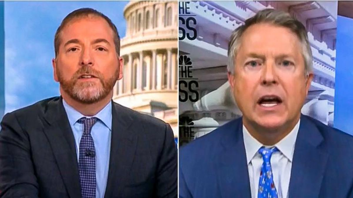 Chuck Todd turns tables on GOP senator who won't admit Biden won: 'Do ...