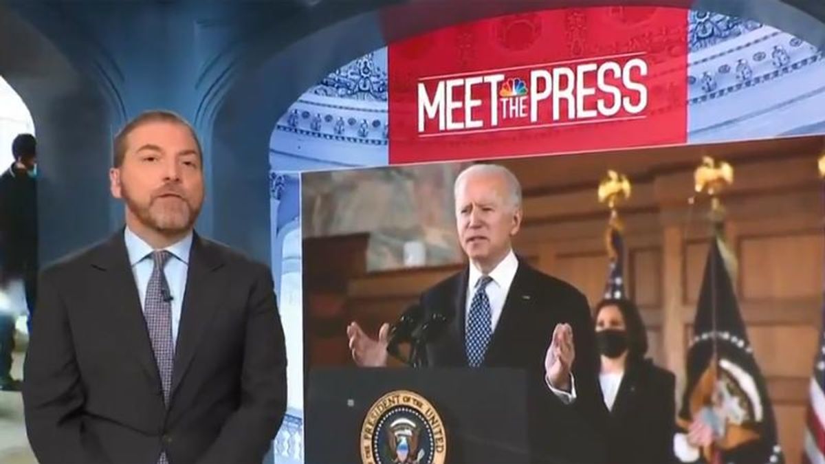 'Truly disgusting' Chuck Todd facing furious backlash over Joe Biden comments