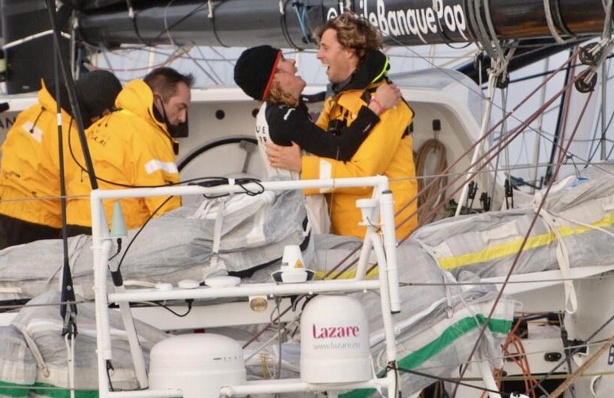 French skipper denies skulduggery on the high seas