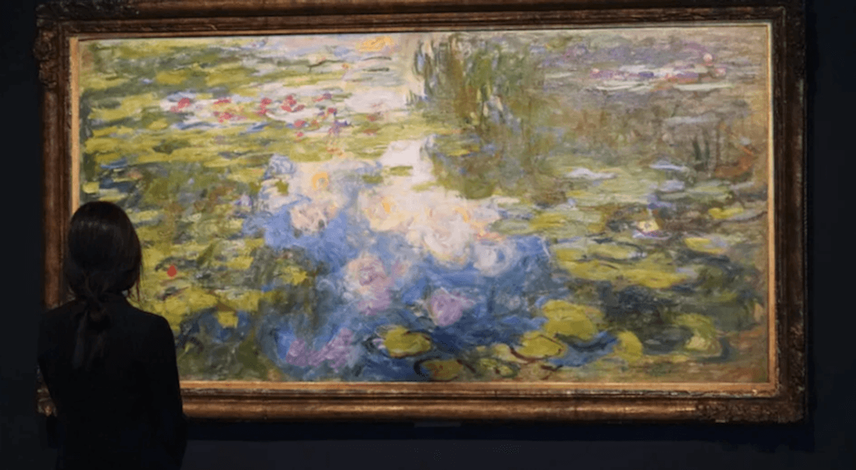 Monet painting 'Le bassin aux nympheas' fetches $74 million at auction in New York