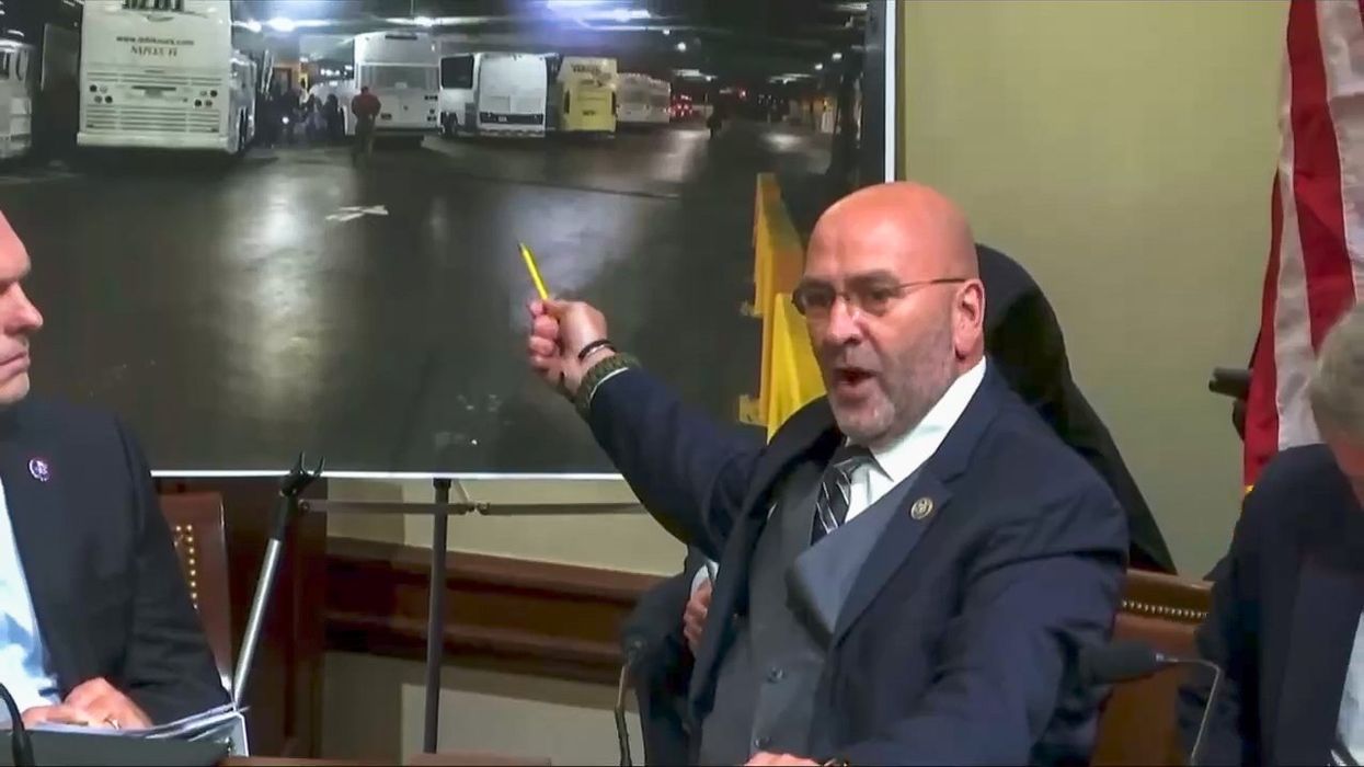 GOP rep. rants theory at FBI director: 'Ghost buses' filled with informants incited Jan. 6