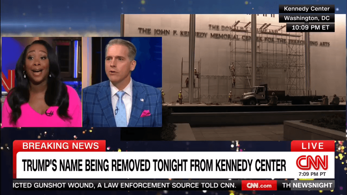 CNN anchor laughs in Scott Jennings' face as his Trump Kennedy Center defense collapses