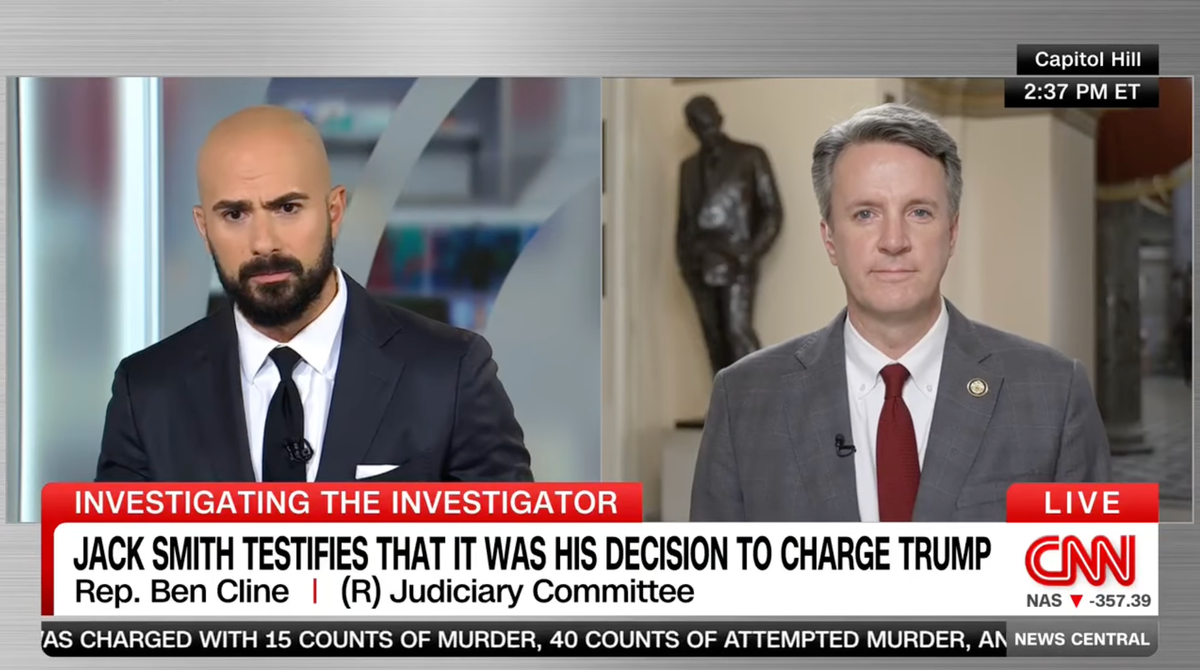 'I didn't hear an answer': House Republican gets more than he bargained for on CNN