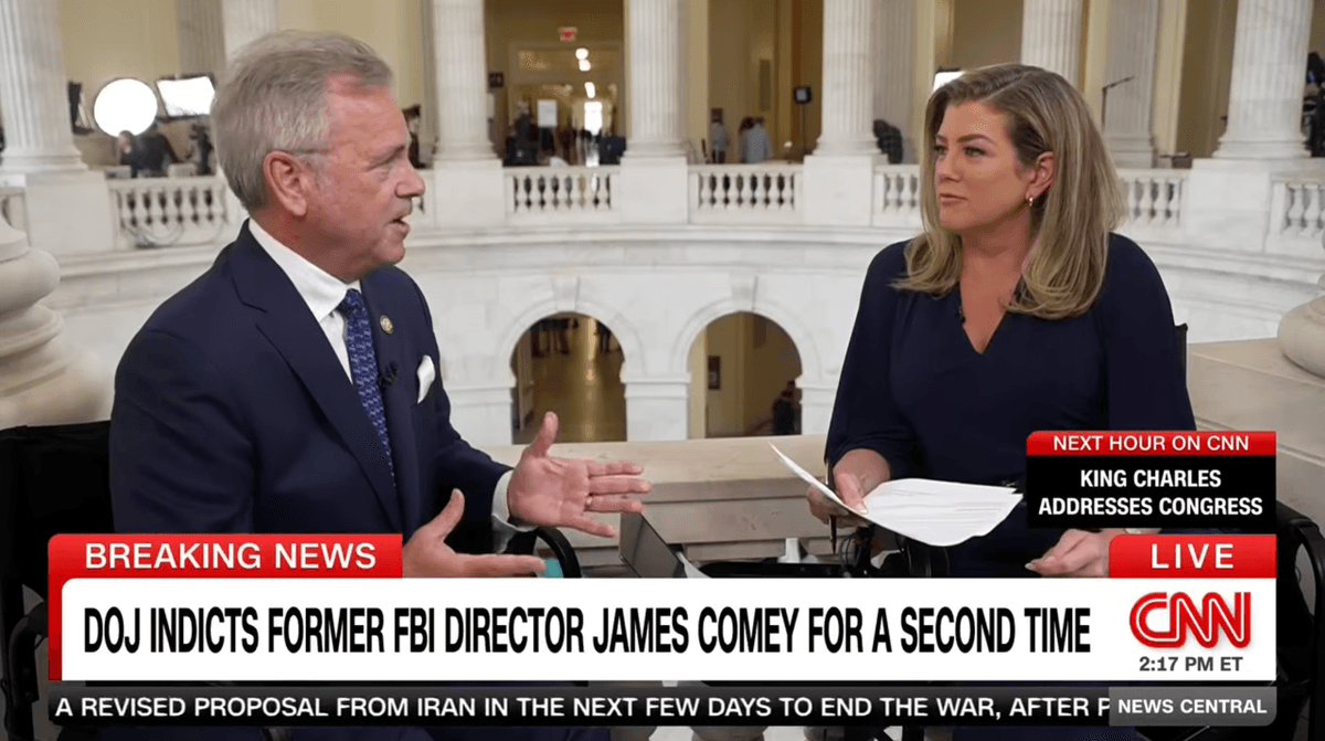 'Indict over it?' Republican grilled as Trump DOJ charges James Comey over 'seashells'