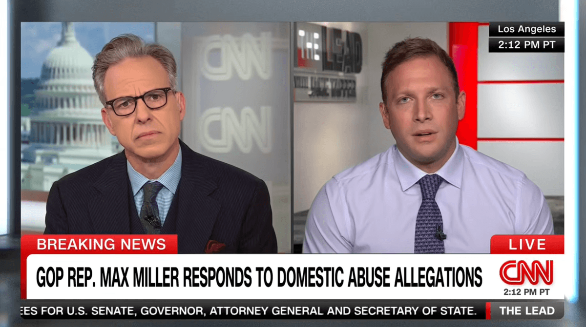 'That doesn't make sense!' Jake Tapper corners Max Miller over horrific claim
