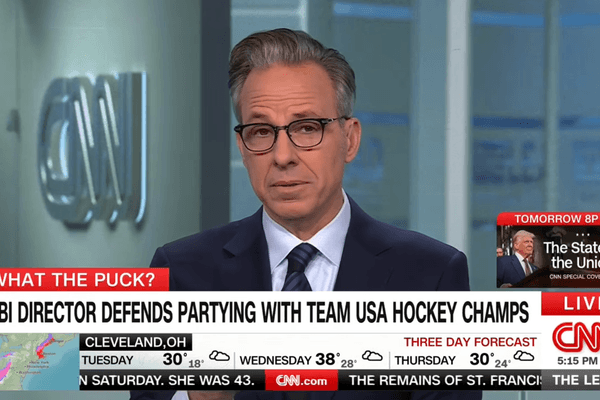 Jake Tapper in disbelief at 'beer-soaked' Kash Patel's defense of Olympics trip