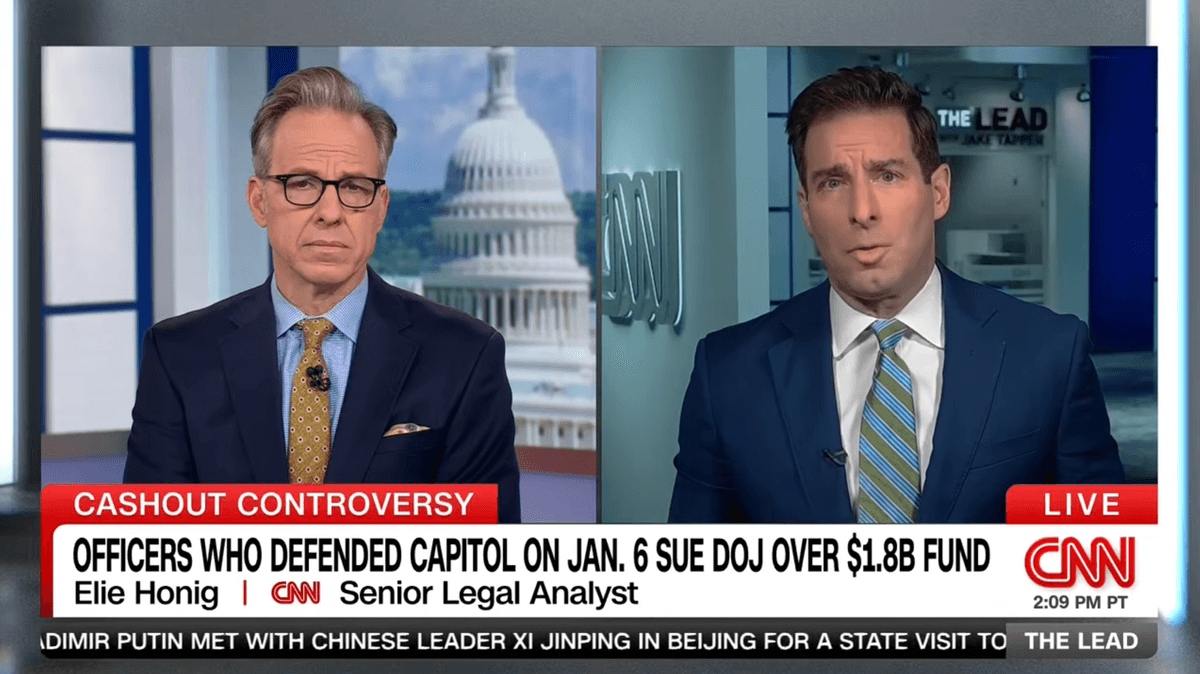 CNN legal expert flags 'legal bank shot' in J6 officers' lawsuit against Trump