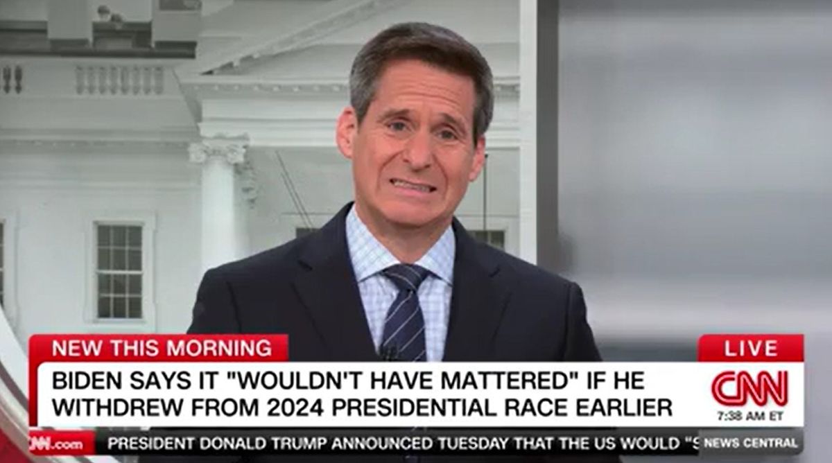 'I shouldn't have made that face': CNN host apologizes for cringing at new Biden remarks