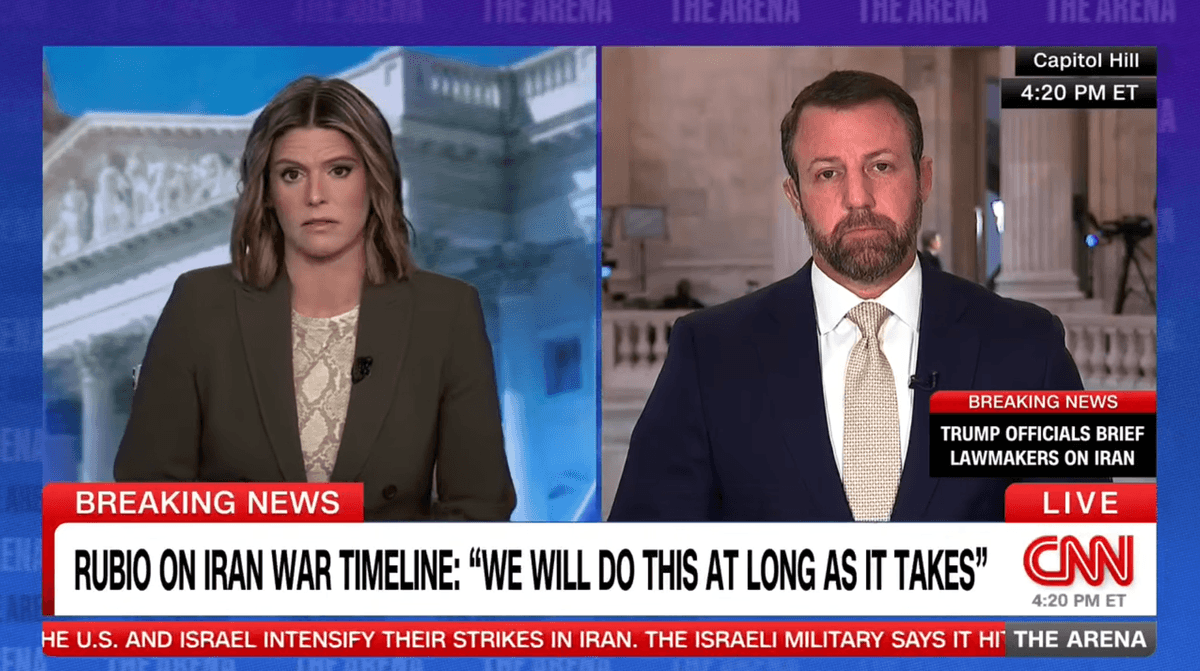 Senate Republican confronted on CNN over Trump admin's own 'war' rhetoric