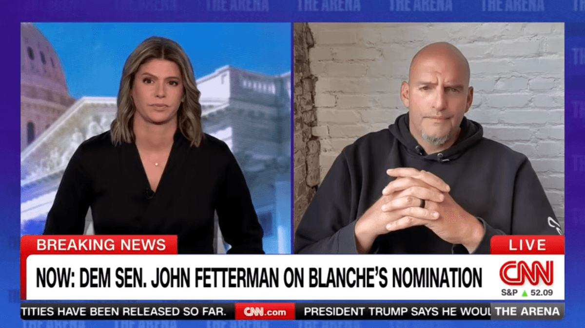 Resigned Fetterman takes long pause when hit with tough question on CNN