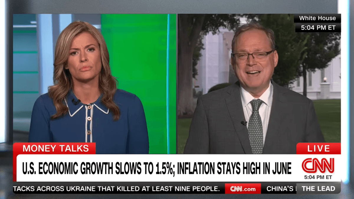 Trump adviser confronted with brutal poll after touting 'amazing' economy