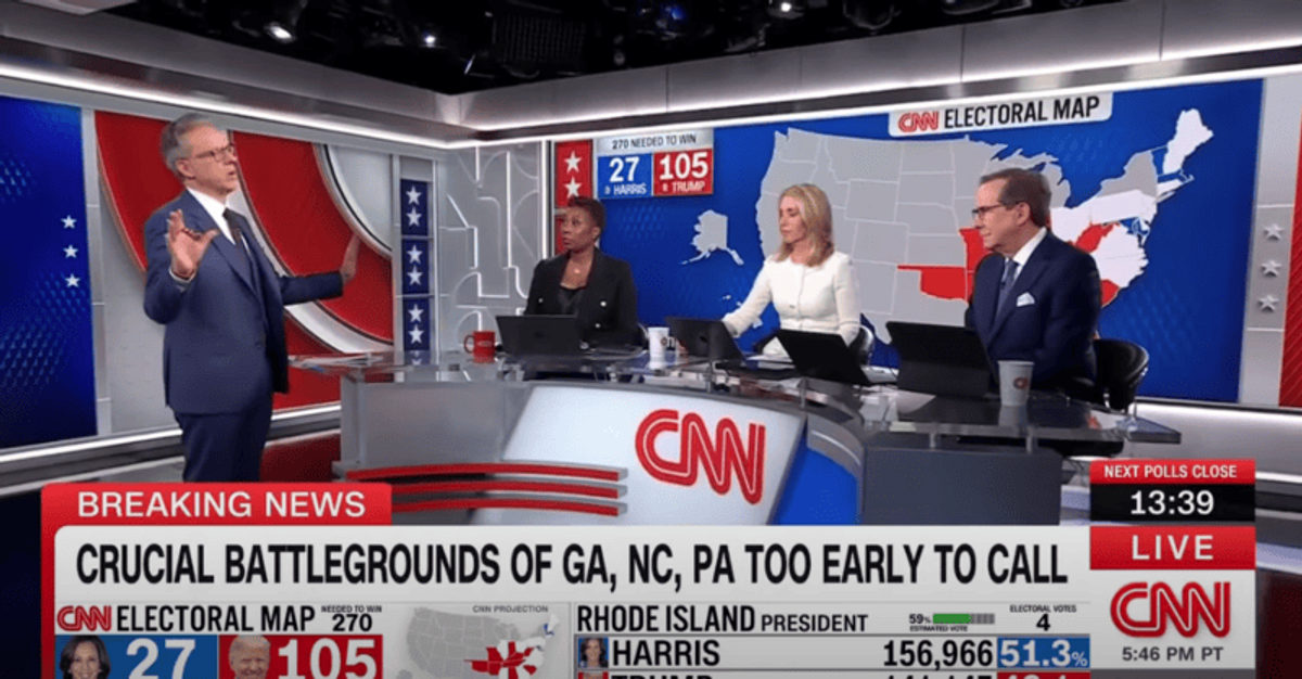 'Brutal': CNN anchors uncover another worrisome exit poll for Harris