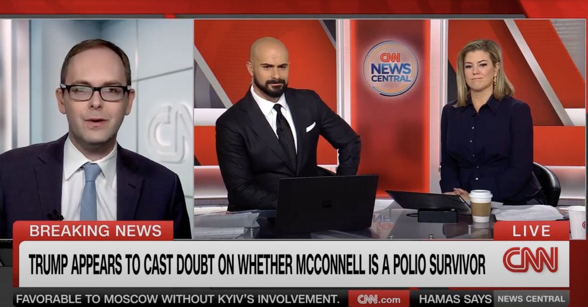 'Never heard anyone question that': CNN hosts dumbstruck as Trump doubts McConnell's polio
