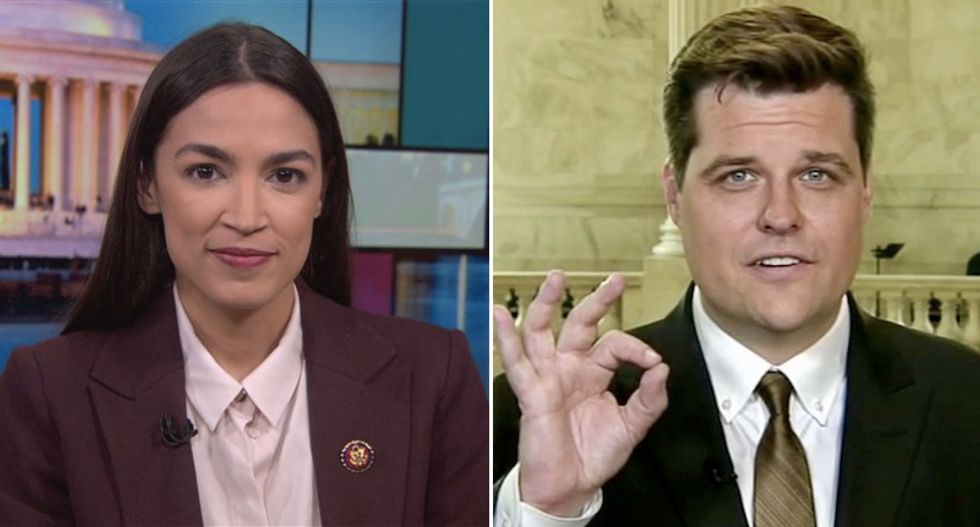 AOC and Matt Gaetz join forces