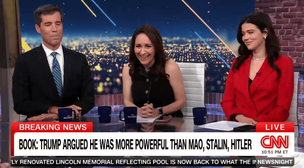 'It's not a joke': CNN pundits crack up while reading new detail in Trump tell-all