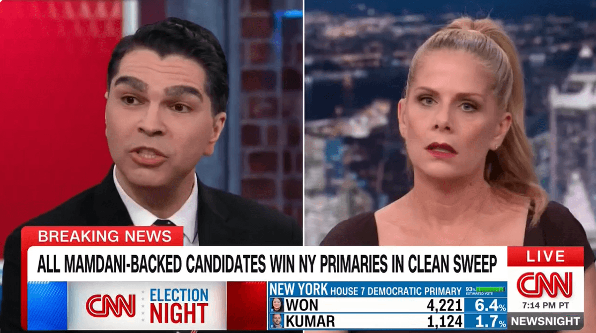 'Again! I'm speaking!' CNN pundit explodes during fiery debate with right-winger