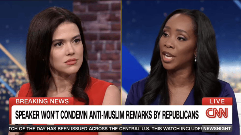 CNN's Abby Phillip silences MAGA columnist defending 'anti-Muslim bigoty' from GOP