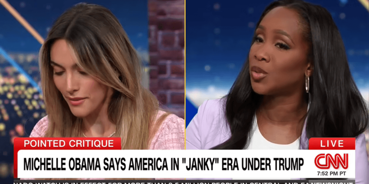 'Let's not be ridiculous!' CNN panel erupts as MAGA podcaster takes shot at Michelle Obama