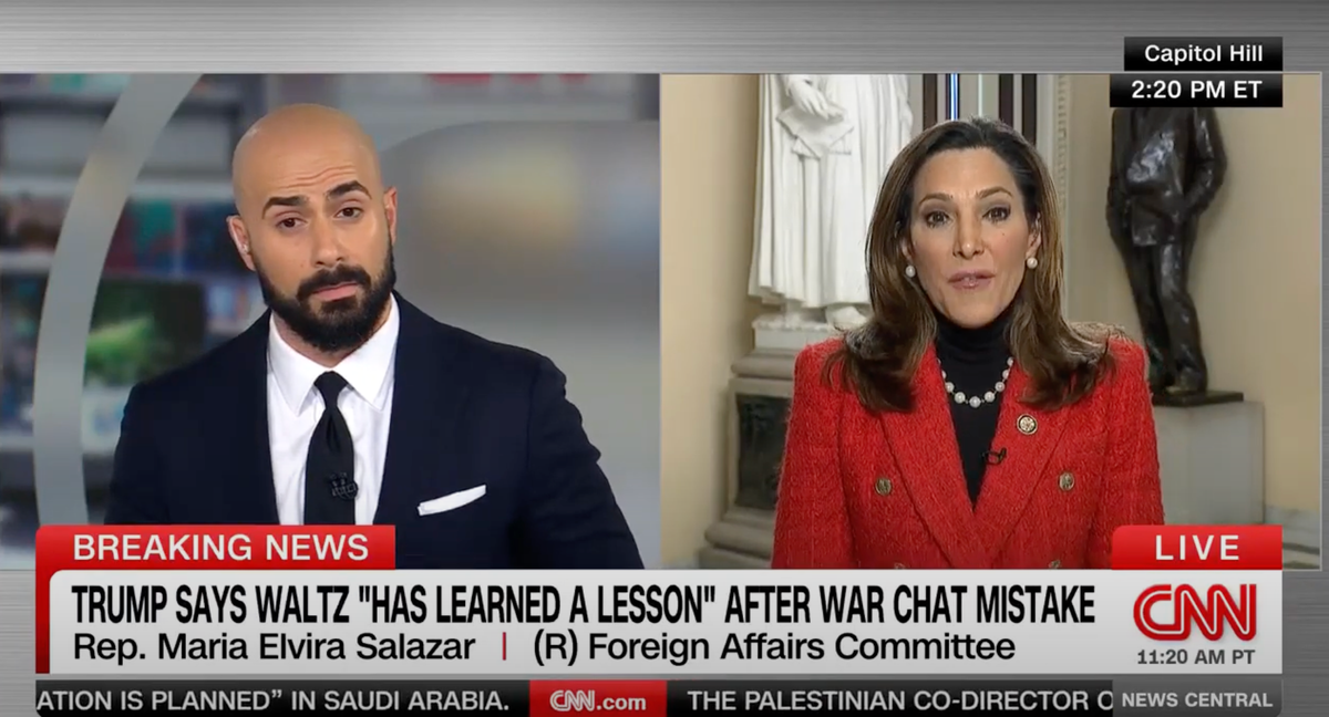 'Moving on!' Frustrated CNN host takes shot as Republican tries to dismiss Signal scandal