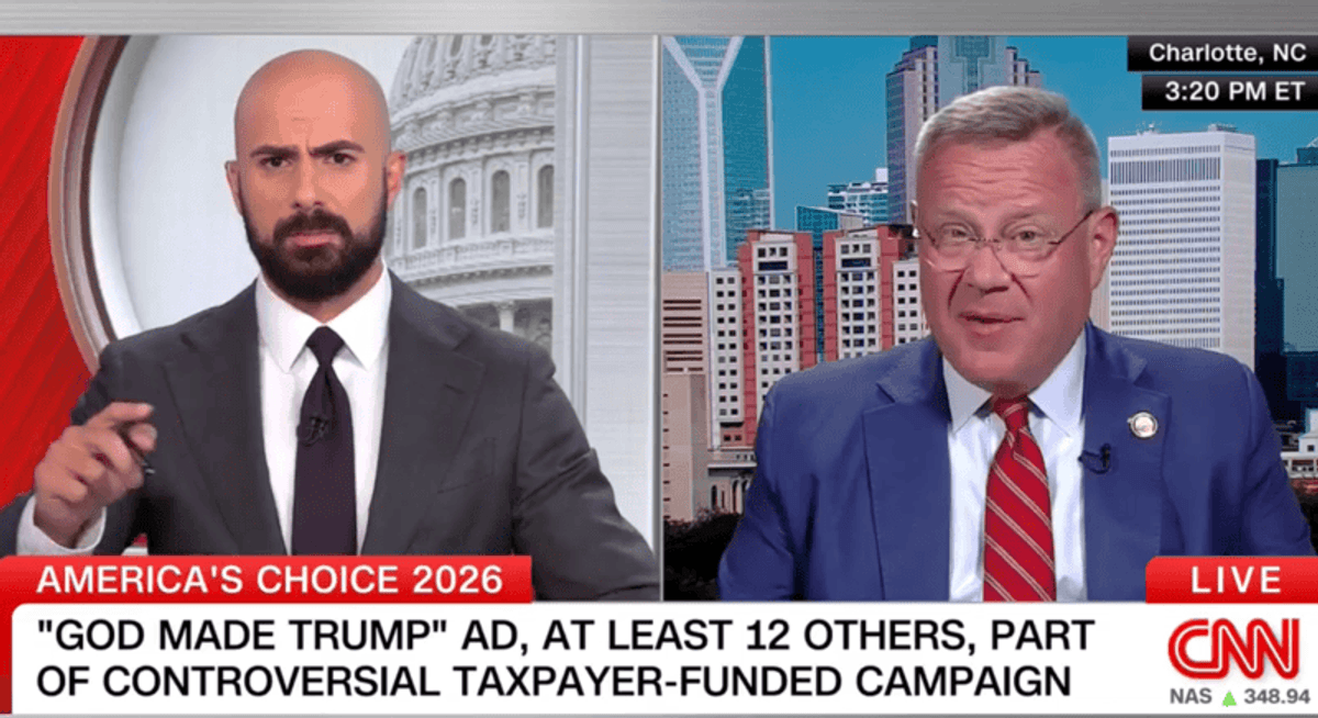 Republican squirms on CNN when confronted about new Trump ad: 'Not going to defend that'