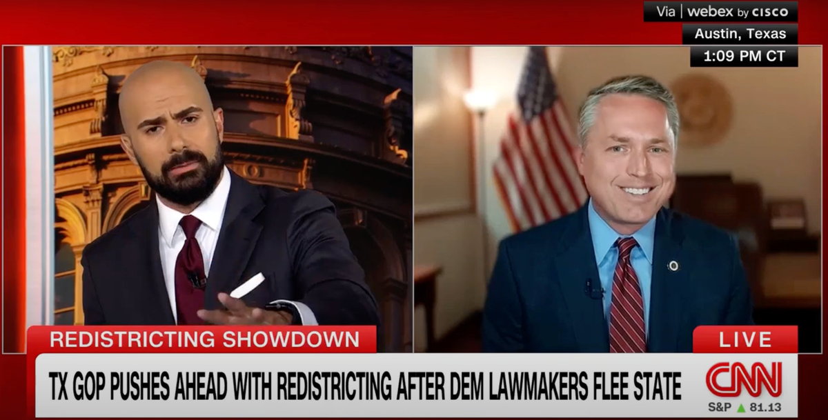 'Putting words in my mouth!' TX Republican clashes as CNN host grills him on redistricting