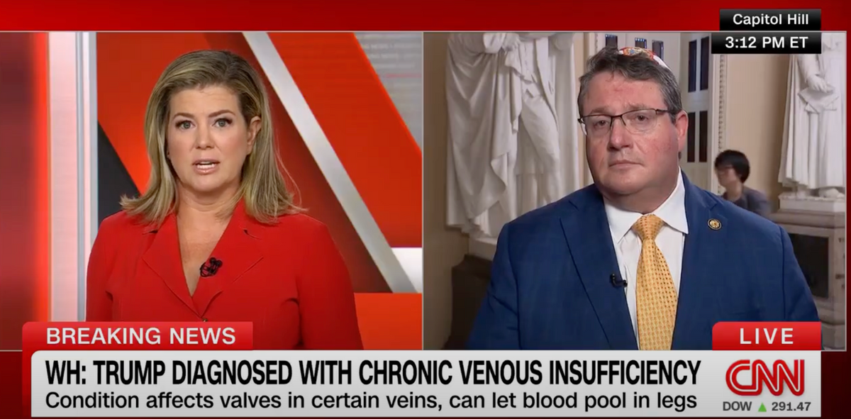 GOP lawmaker immediately fact-checked on CNN after 'celebrating' Trump's honesty