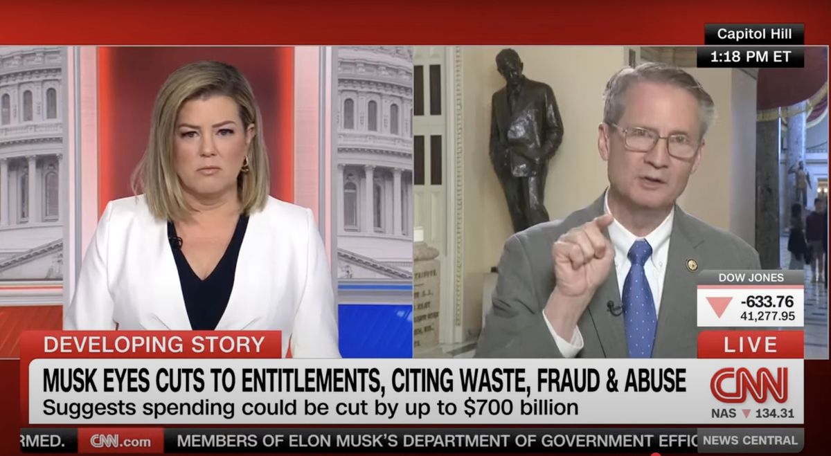 'I didn't finish': CNN anchor spars with GOP rep about cutting entitlements