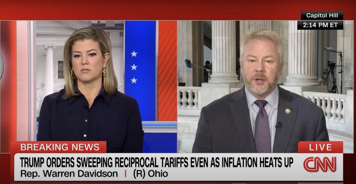 'Answer my question': CNN anchor corners Republican as he tries to dodge on tariffs